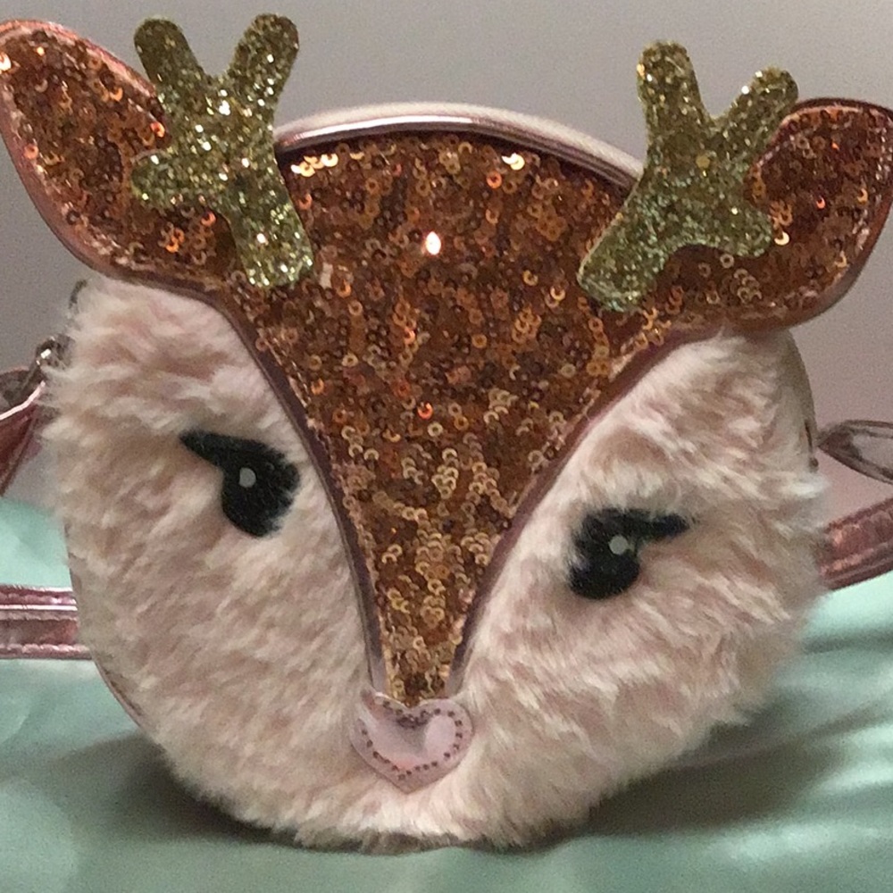 💝Darling Deer Doe-Eyed Sequins PURSE